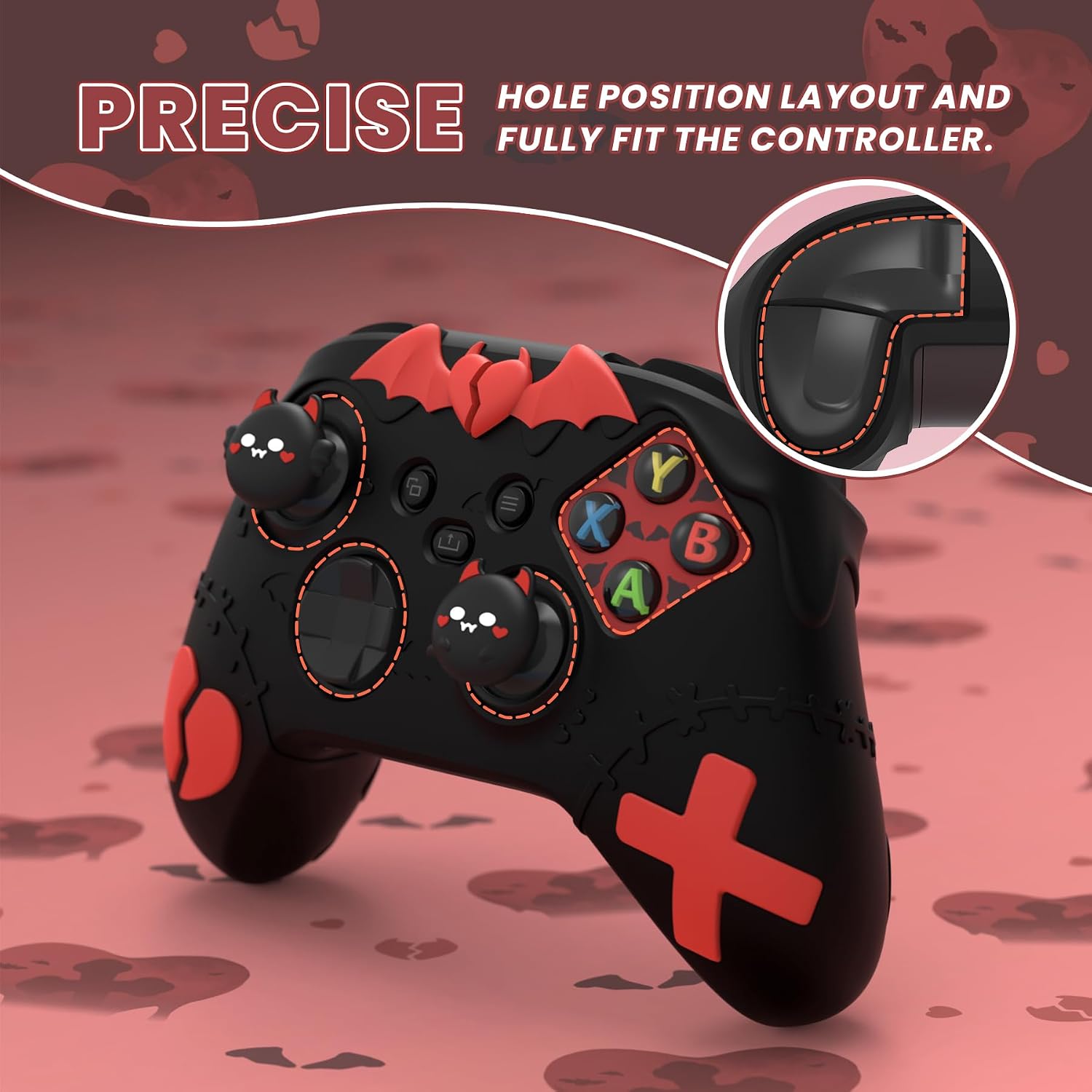 Thumbnail 4 de PlayVital Cute Silikon Hülle für Xbox Series X/S Controller