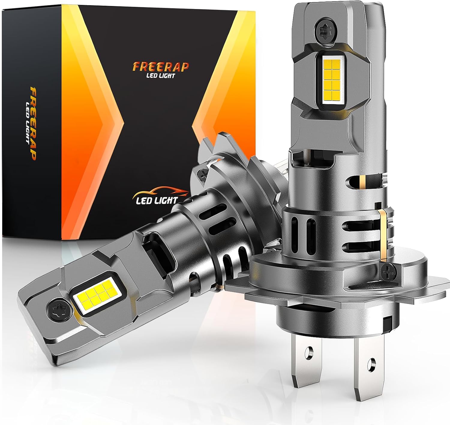 Detalle de FREERAP H7 32,000 lm 6500K headlight bulb pack of 2