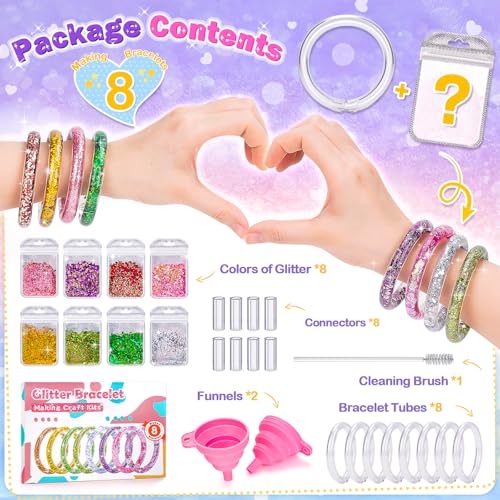Thumbnail 6 de Cadeau Bracelet Fille 5–9 ans par lelechong — Coffret Bracelet Paillettes pour activités manuelles