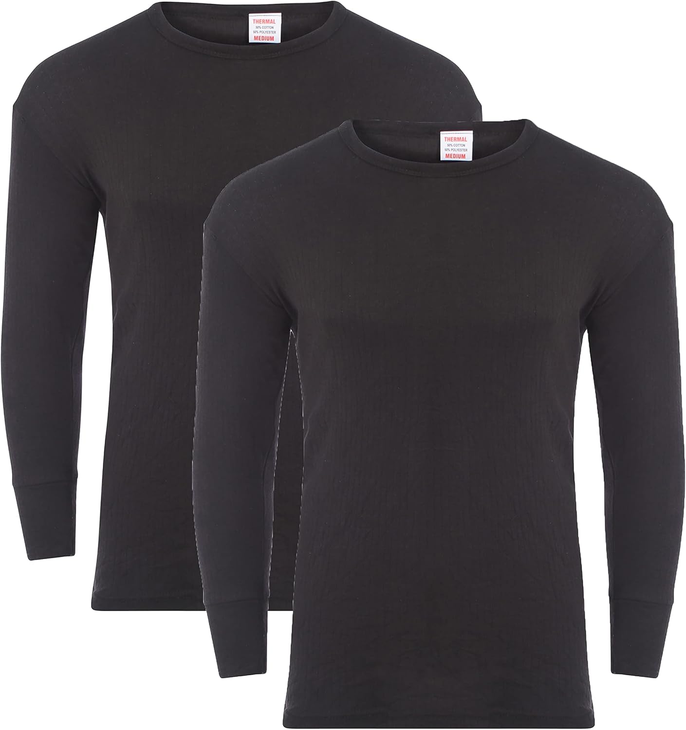 Thumbnail 1 de Heatwave Thermalwear 2-Pack Men’s Thermal Long Sleeve Top (Warm Baselayer, 0.45 TOG)