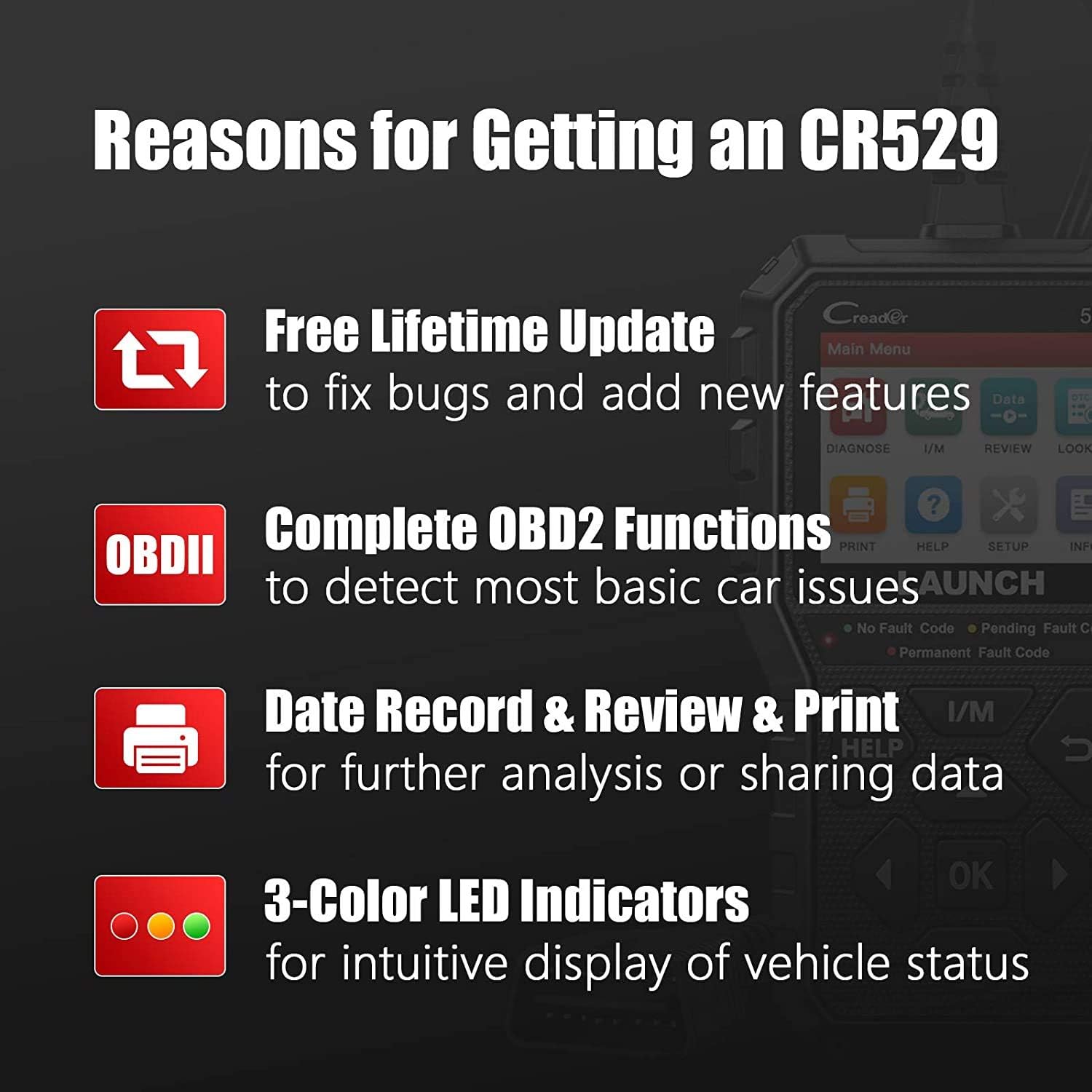 Thumbnail 2 de LAUNCH CR529 Scanner OBD2