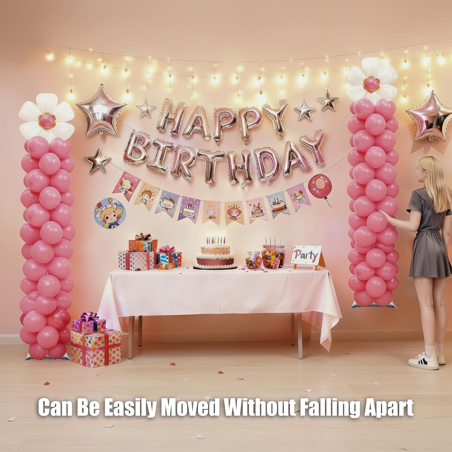 Thumbnail 4 de DECOJOY Balloon Column Stand Set of 2