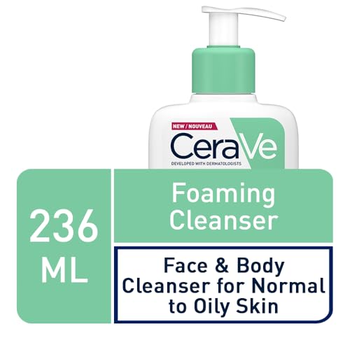 Detalle de CeraVe Foaming Cleanser with Niacinamide for Normal to Oily Skin – 236ml