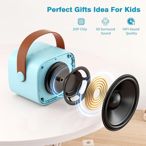 Thumbnail 4 de Voijump Mini Macchina per Karaoke con 2 Microfoni Wireless – Bluetooth Portatile 2026