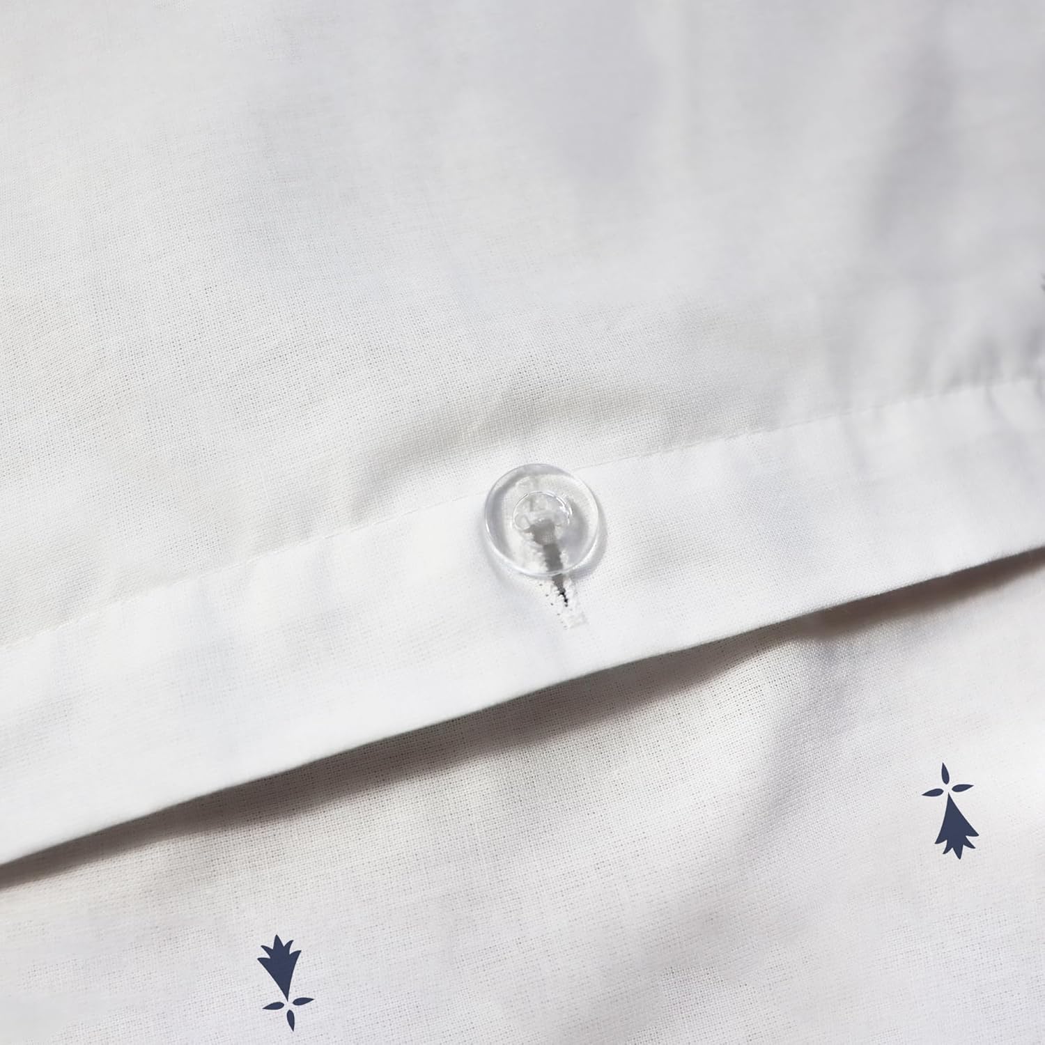 Thumbnail 5 de Parure de lit MATT & ROSE Gwenn Ha Du 140x200 cm en 100% coton (housse + 1 taie 63x63) – Blanc