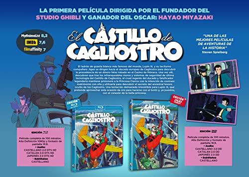 Detalle 2 de El Castillo de Cagliostro (SELECTA VISION) en Blu-ray coleccionista: Blu-ray + Blu-ray + DVD
