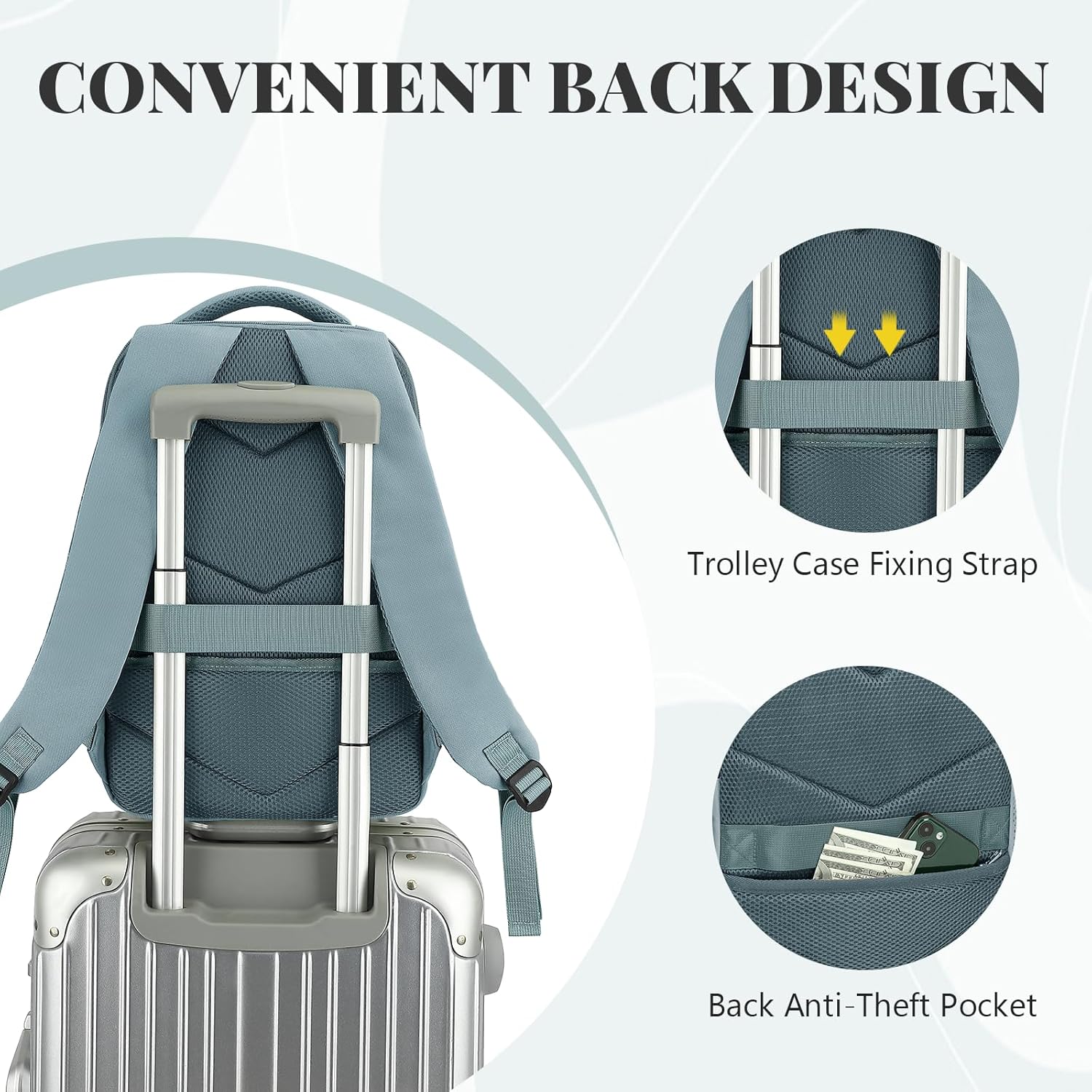 Thumbnail 3 de Hayayu Mochila 40x30x20 para Ryanair