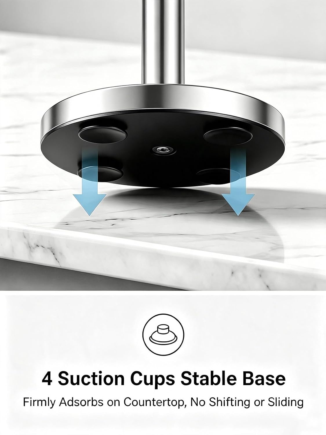 Thumbnail 2 de VEHHE Countertop Paper Towel Holder Stainless Steel