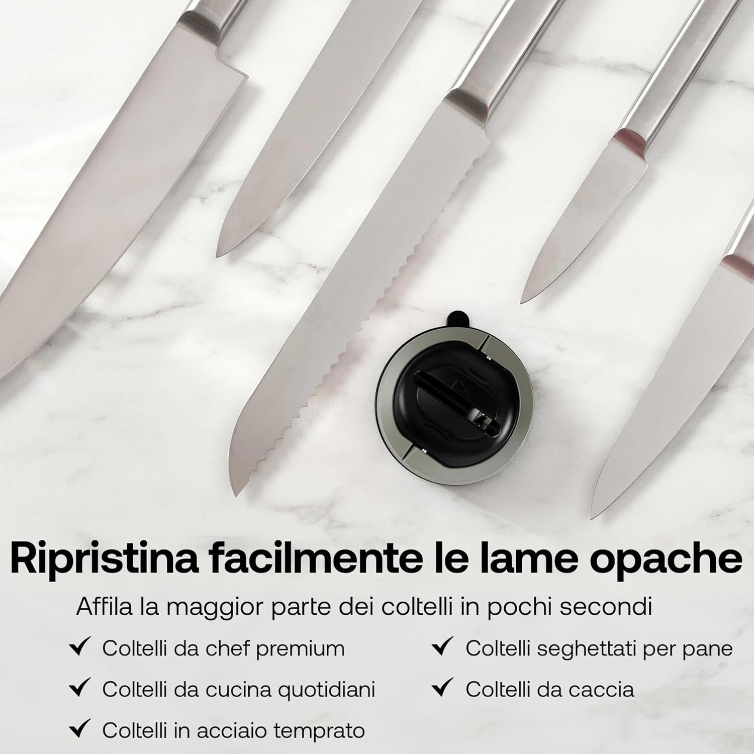 Thumbnail 4 de AnySharp Evo Affilacoltelli: affila senza mani, suzione potente e design rinnovato