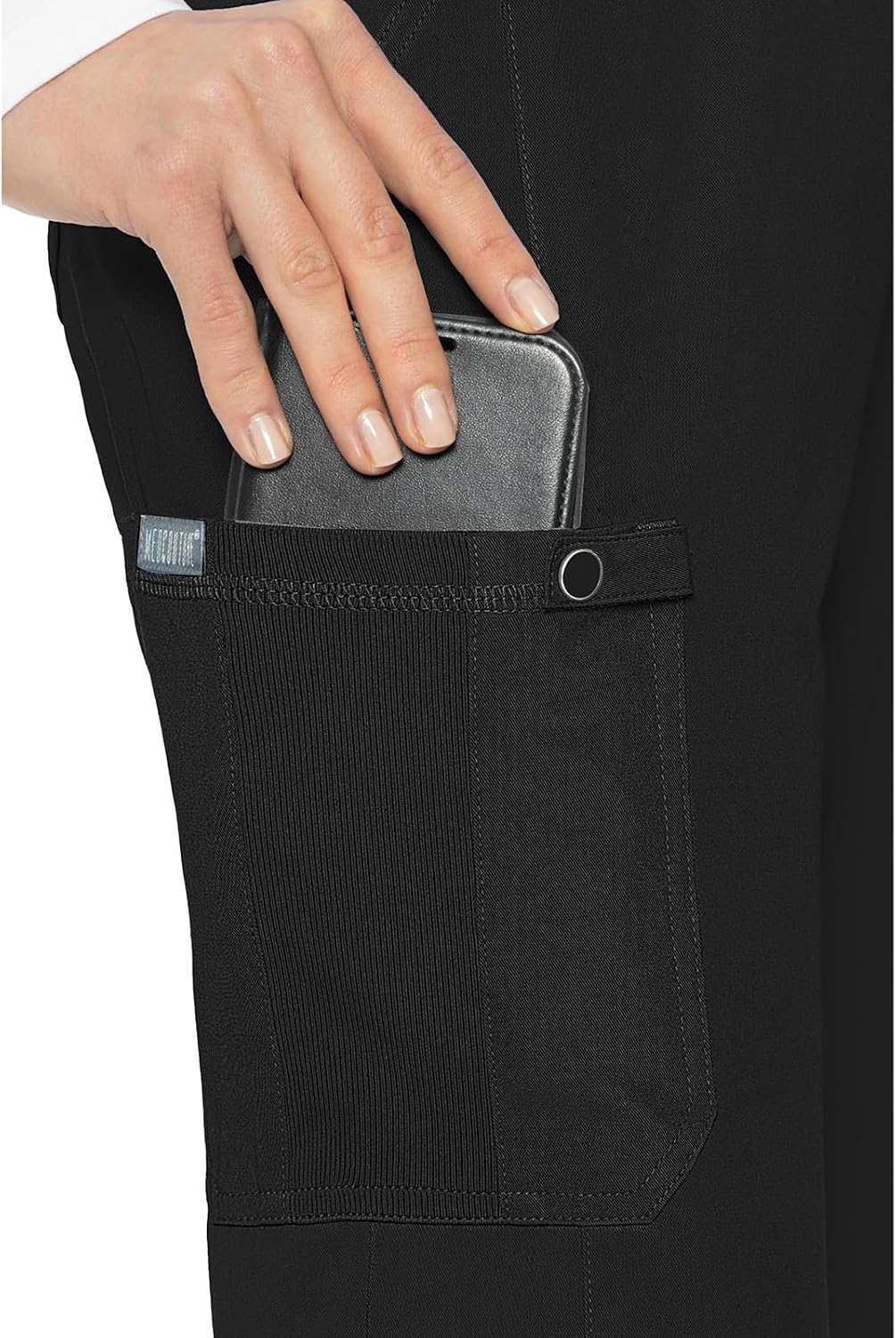 Detalle 2 de Med Couture MC7725 Touch Scrub Pants for Women, 6 Pockets, Mid-Rise Yoga Waist