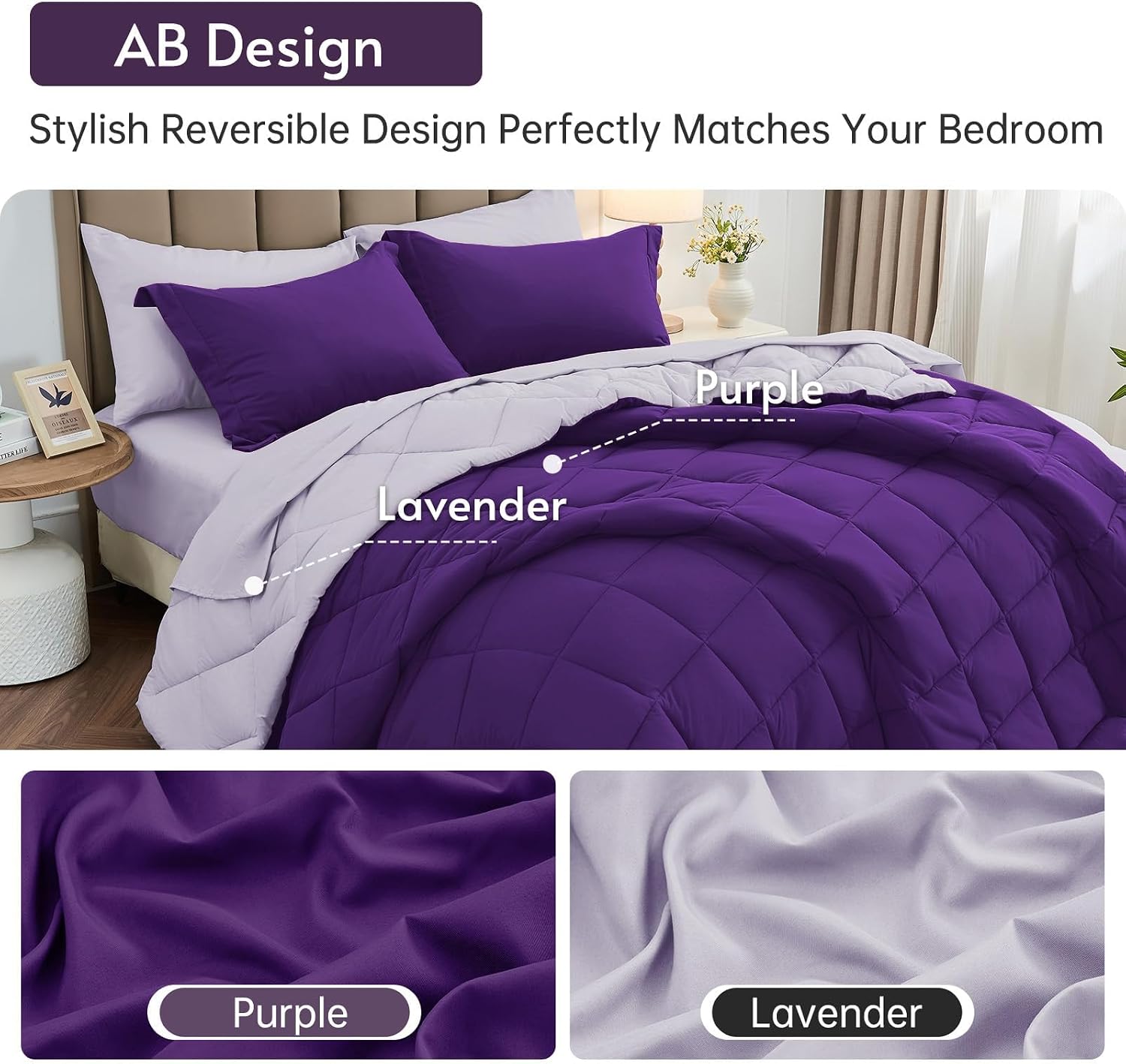 Detalle de Queen Comforter Set, 7-Piece