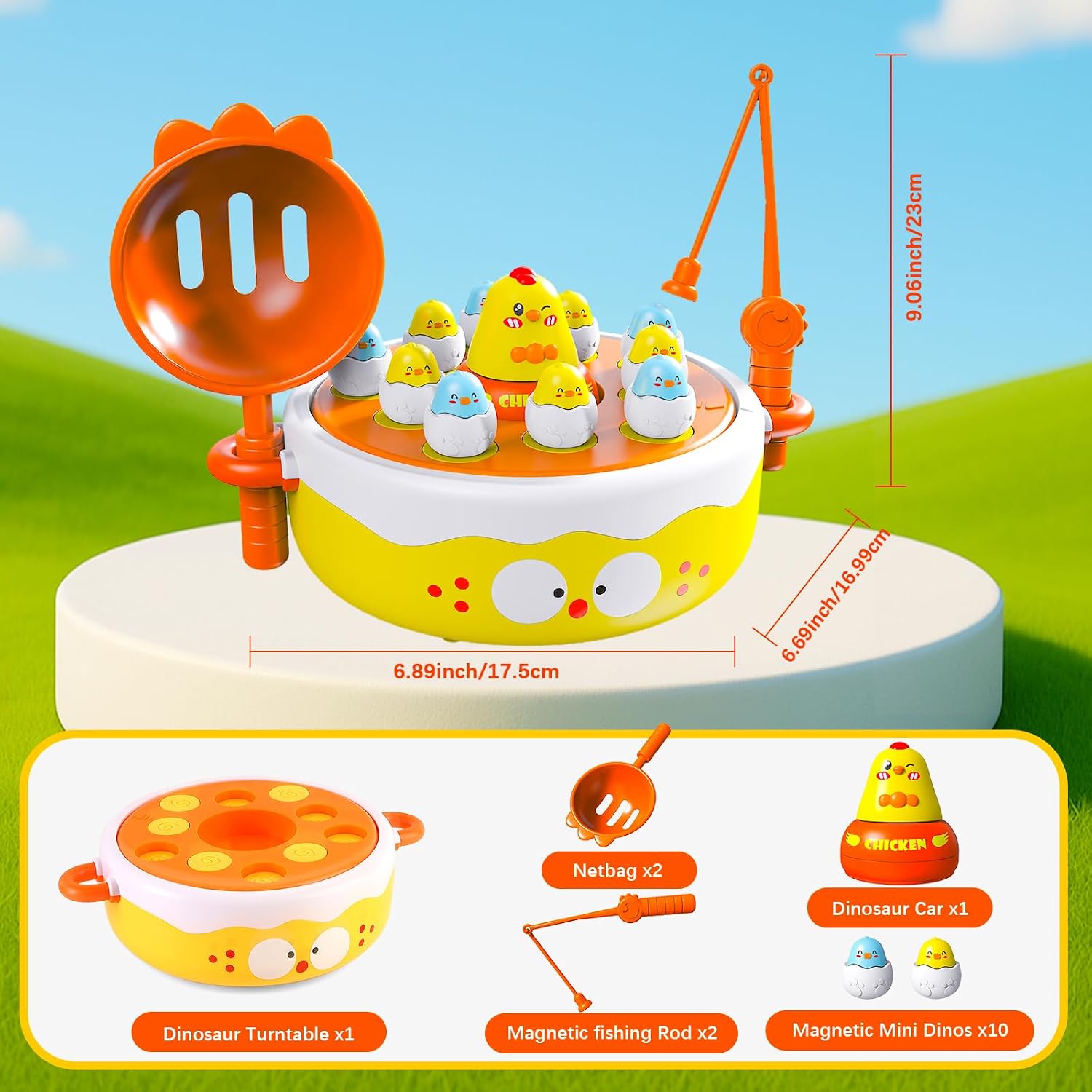 Thumbnail 6 de BunnyJOY 4‑in‑1 magnetic fishing game for kids 🎲