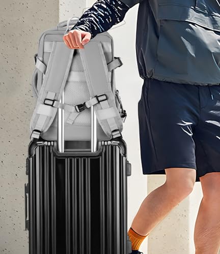 Thumbnail 1 de T-LOVENDO.ES Mochila de viaje cabina 40x20x25 cm (20L) con USB | Ideal para Ryanair