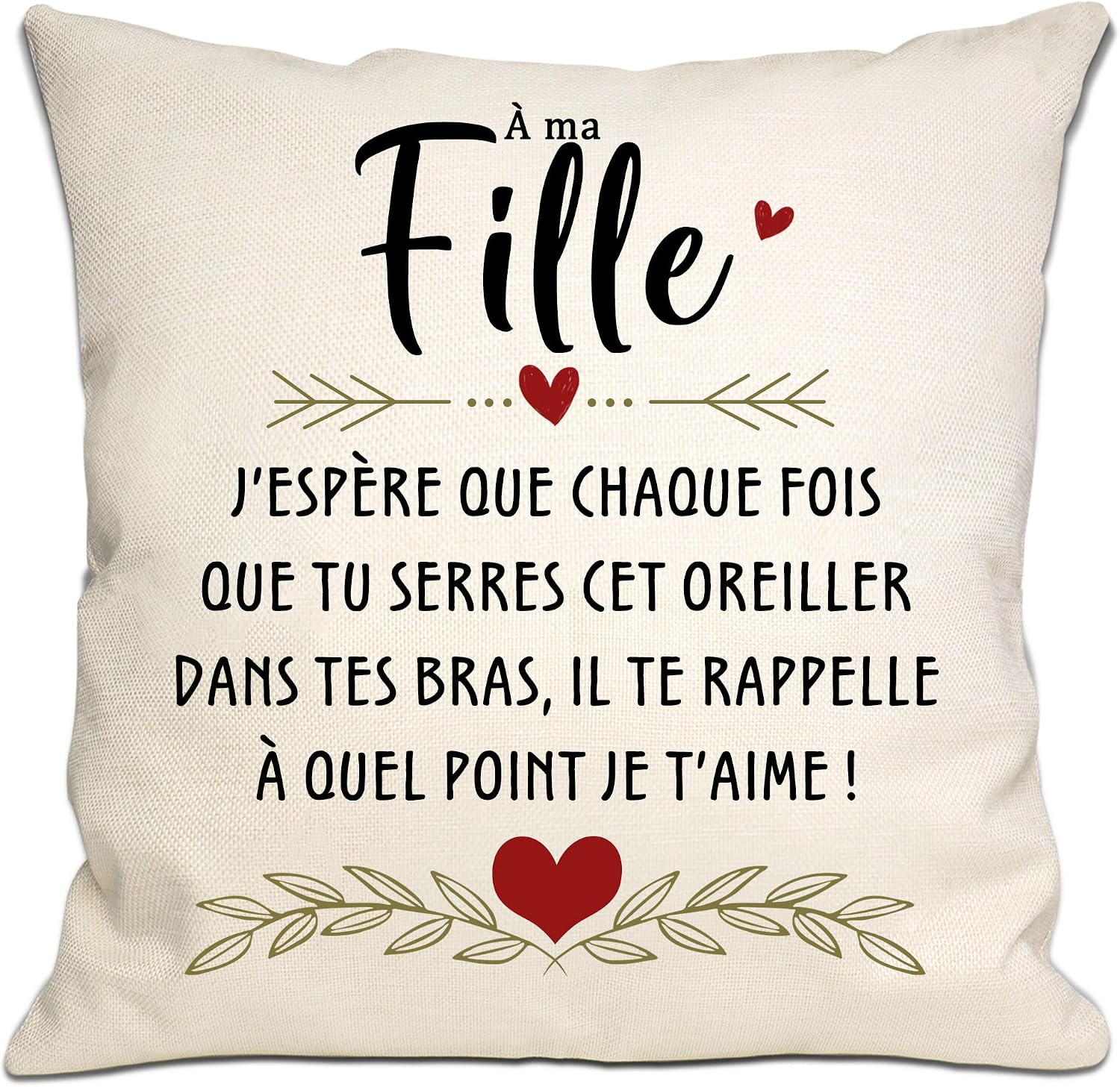 Thumbnail 6 de Housse de coussin « Je t'aime » 45x45 cm