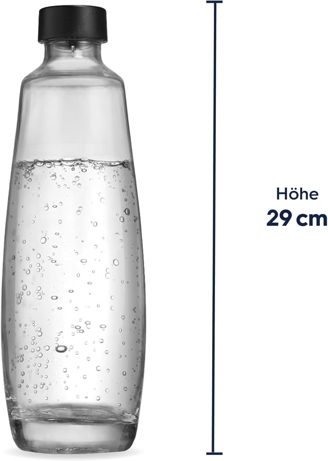 Detalle 1 de SodaStream DUO Glasflasche 1048 ml 🥤