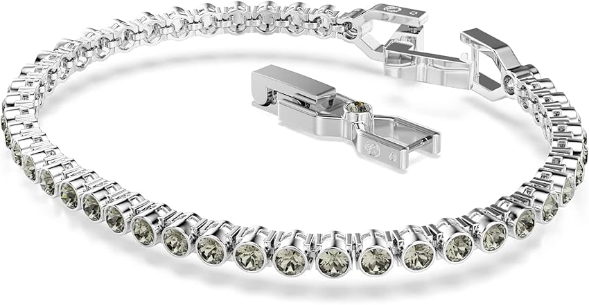 Thumbnail 6 de Swarovski Pulsera Tennis Emily blanca, talla redonda 💎