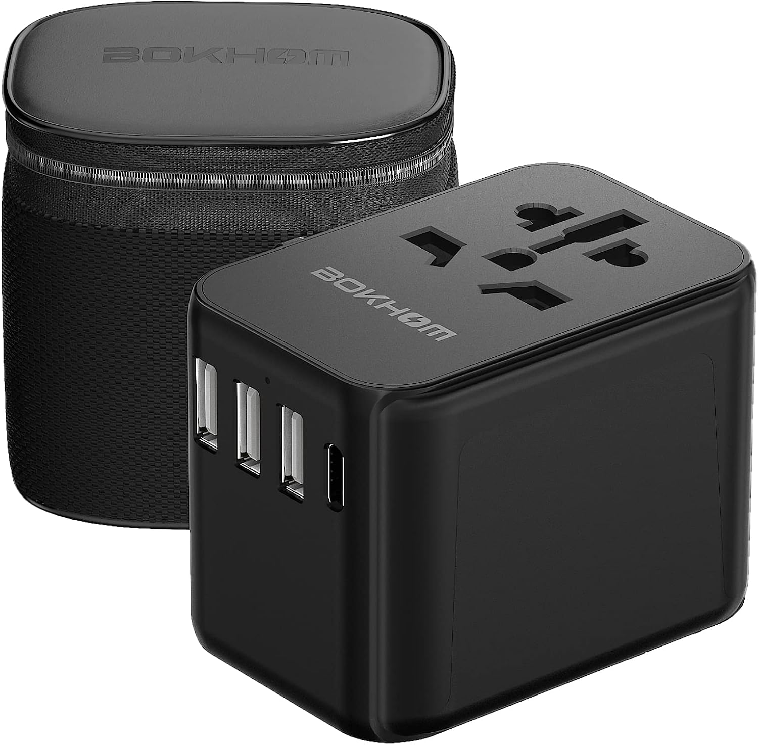 Worldwide Travel Adapter USB C with Dual 10A Fuses