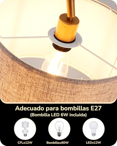 Thumbnail 3 de EDISHINE Lámpara de Pie Minimalista 161 cm 📷