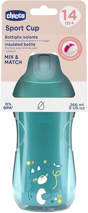 Thumbnail 3 de Chicco Vaso Sport vaso térmico 266 ml para aprender a beber
