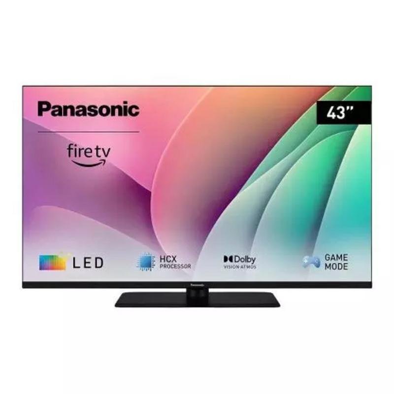 Detalle de TV Panasonic QLED 43W80AEZC: 4K, HDR10+, Fire OS y Alexa en 43 pulgadas para espacios reducidos