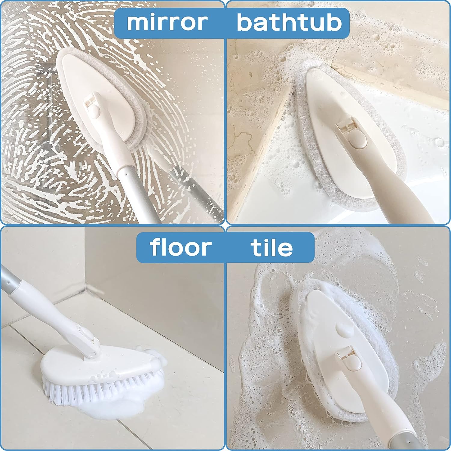 Thumbnail 6 de Qaestfy 51in Shower Cleaning Brush and Scrubber