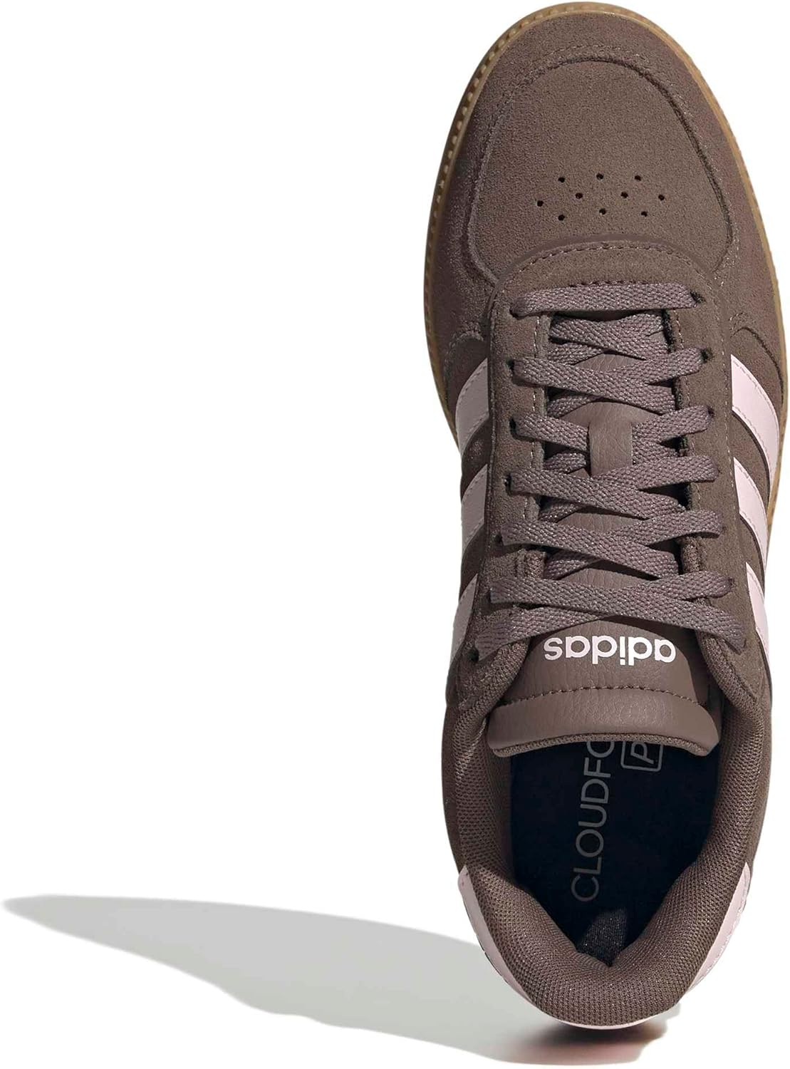 Detalle 2 de adidas Breaknet Sleek para mujer: zapatillas con empeine de piel y suela de goma