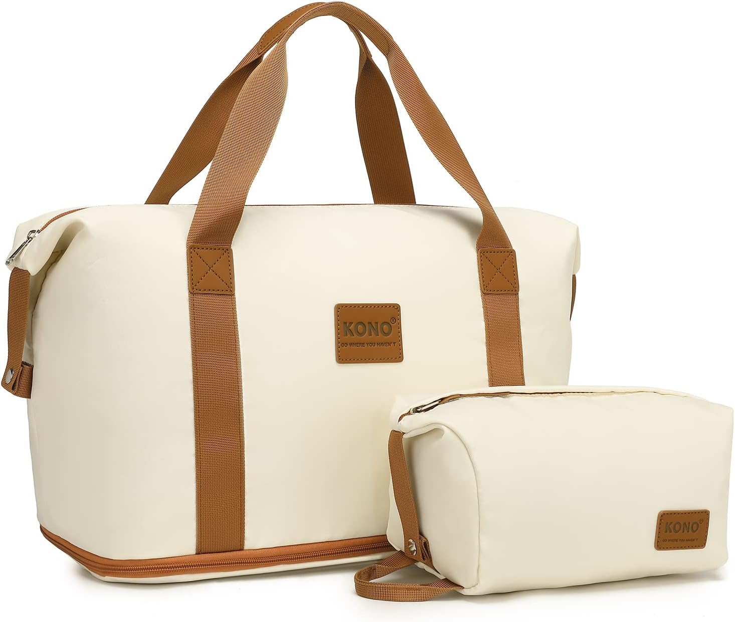 Detalle de Kono for Ryanair Cabin Bags 40x30x20: Foldable, Expandable Underseat Duffel