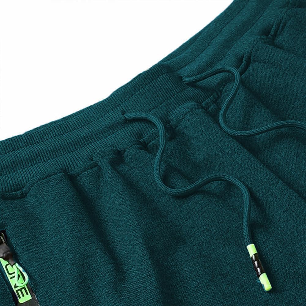 Detalle de ZOXOZ Short Homme Coton Short Sport avec Poche Zipée – confort estival et polyvalence