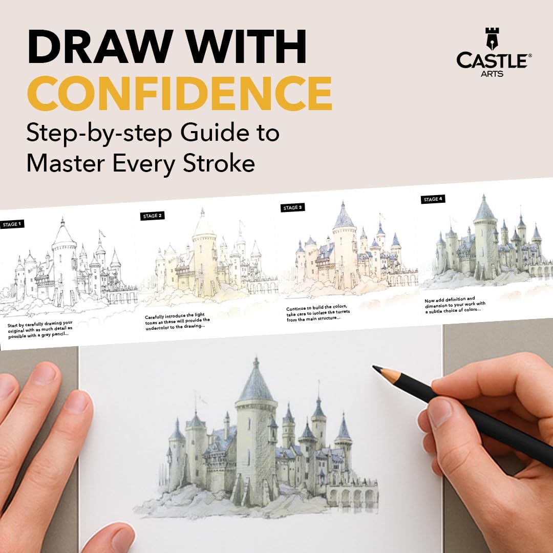 Thumbnail 4 de Castle Art Supplies 120 colouring pencils set 🎨