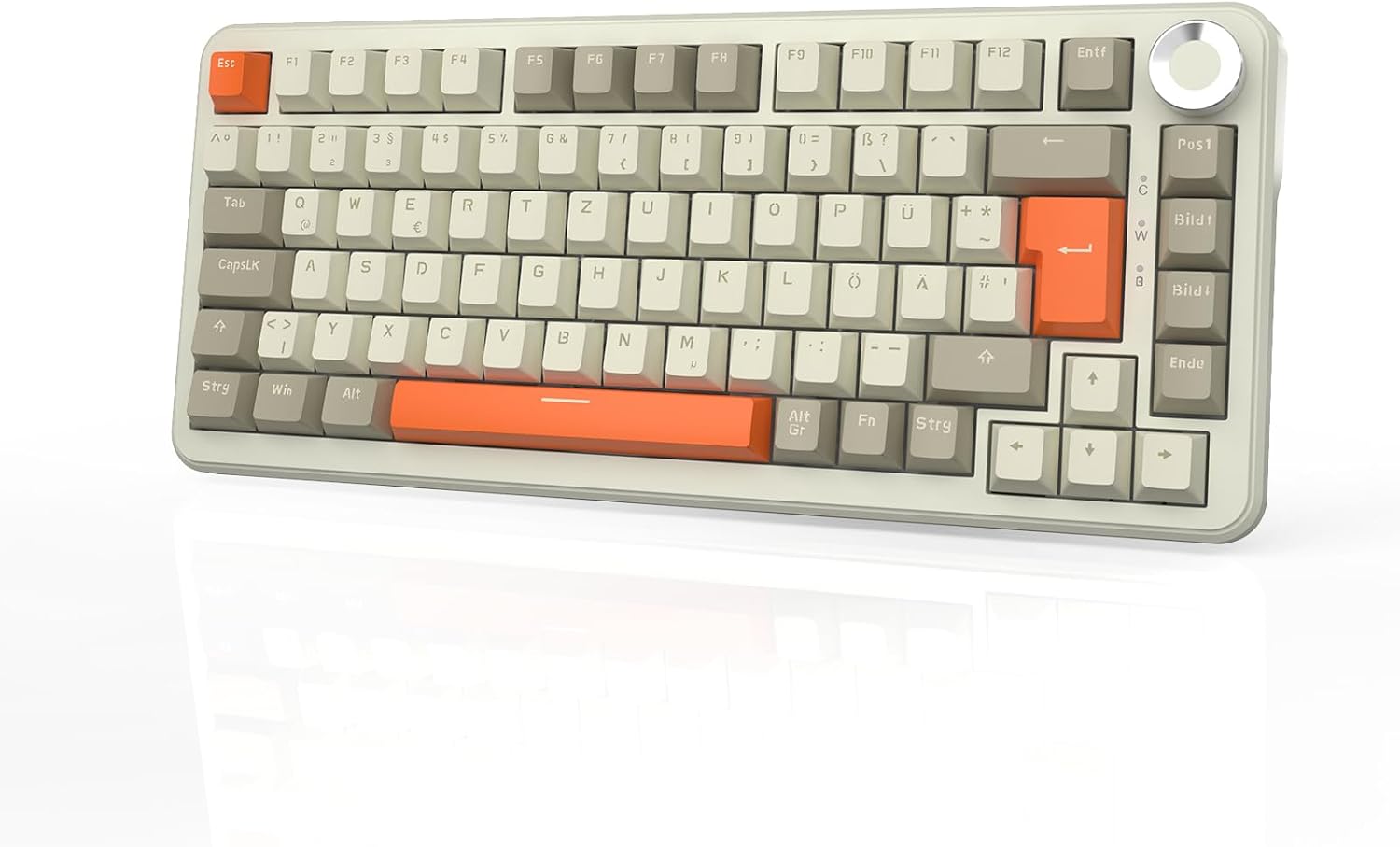 Detalle de AJAZZ AK820 MAX Wireless Mechanical Keyboard 8000 mAh