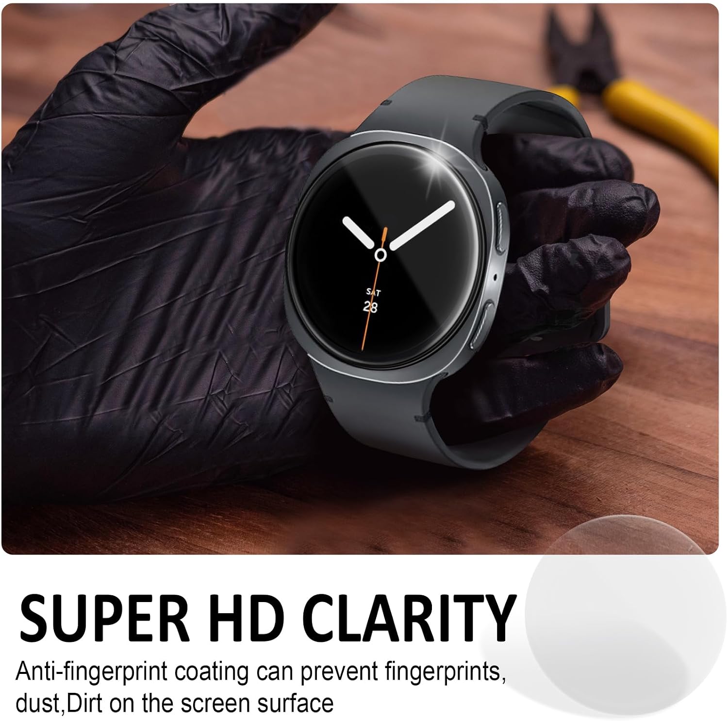 Thumbnail 5 de SPGUARD Galaxy Watch8 40mm Screen Protector 4-Pack
