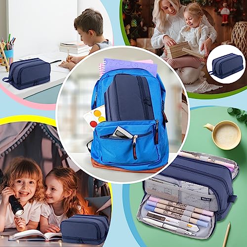Thumbnail 6 de HuaMuDM Estuche Escolar con 4 Compartimentos: capacidad amplia y organización para papelería