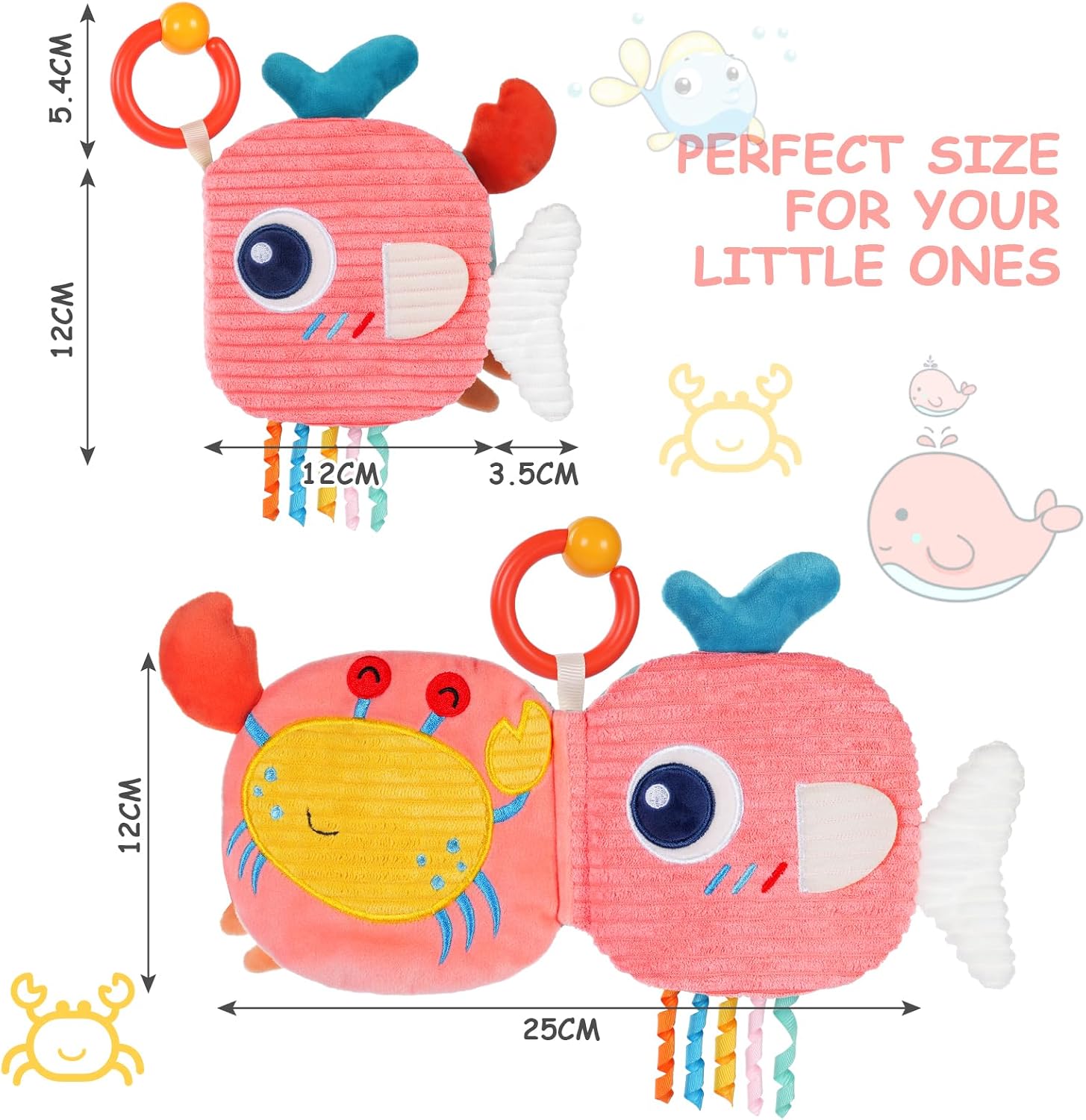 Thumbnail 1 de Livre bébé en tissu d’apprentissage