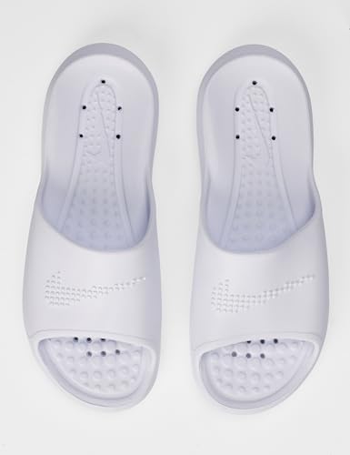 Detalle de Nike Femme Victori One – Sandale de douche pour femme, White/White-White, taille 39 EU