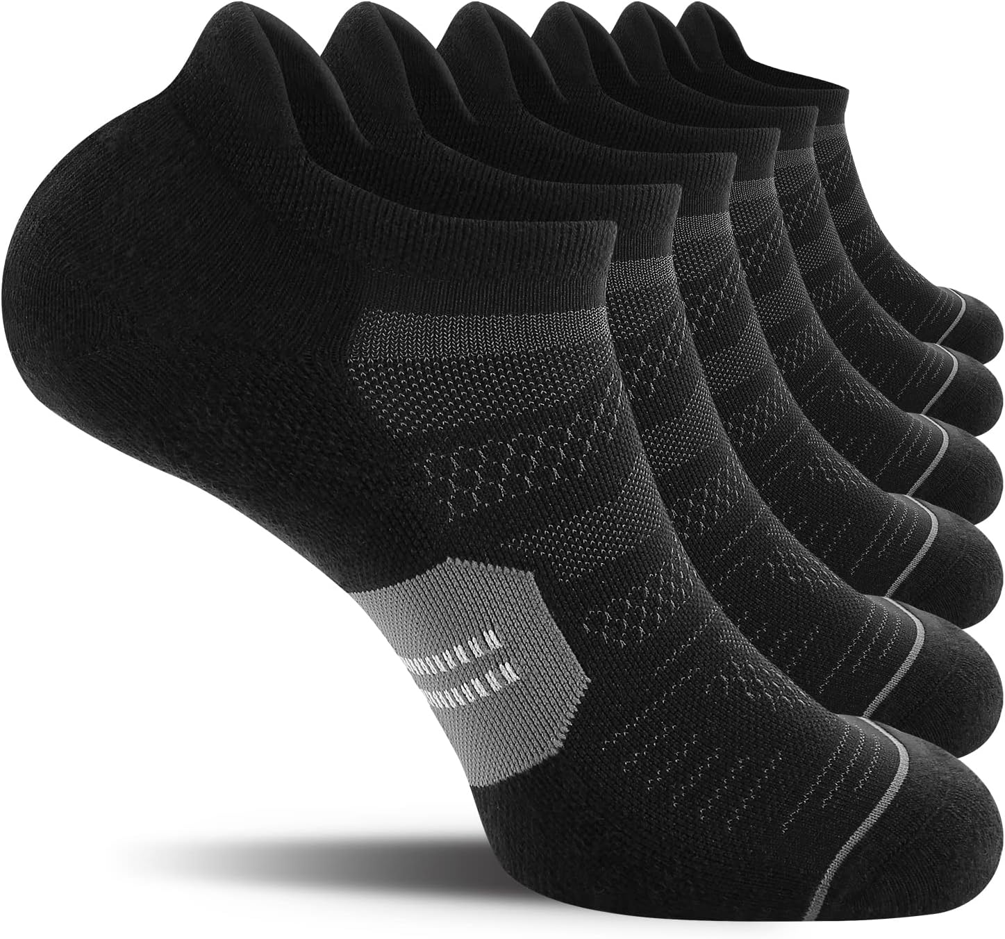 Detalle de CS CELERSPORT Men's Running Ankle Socks 6-pack