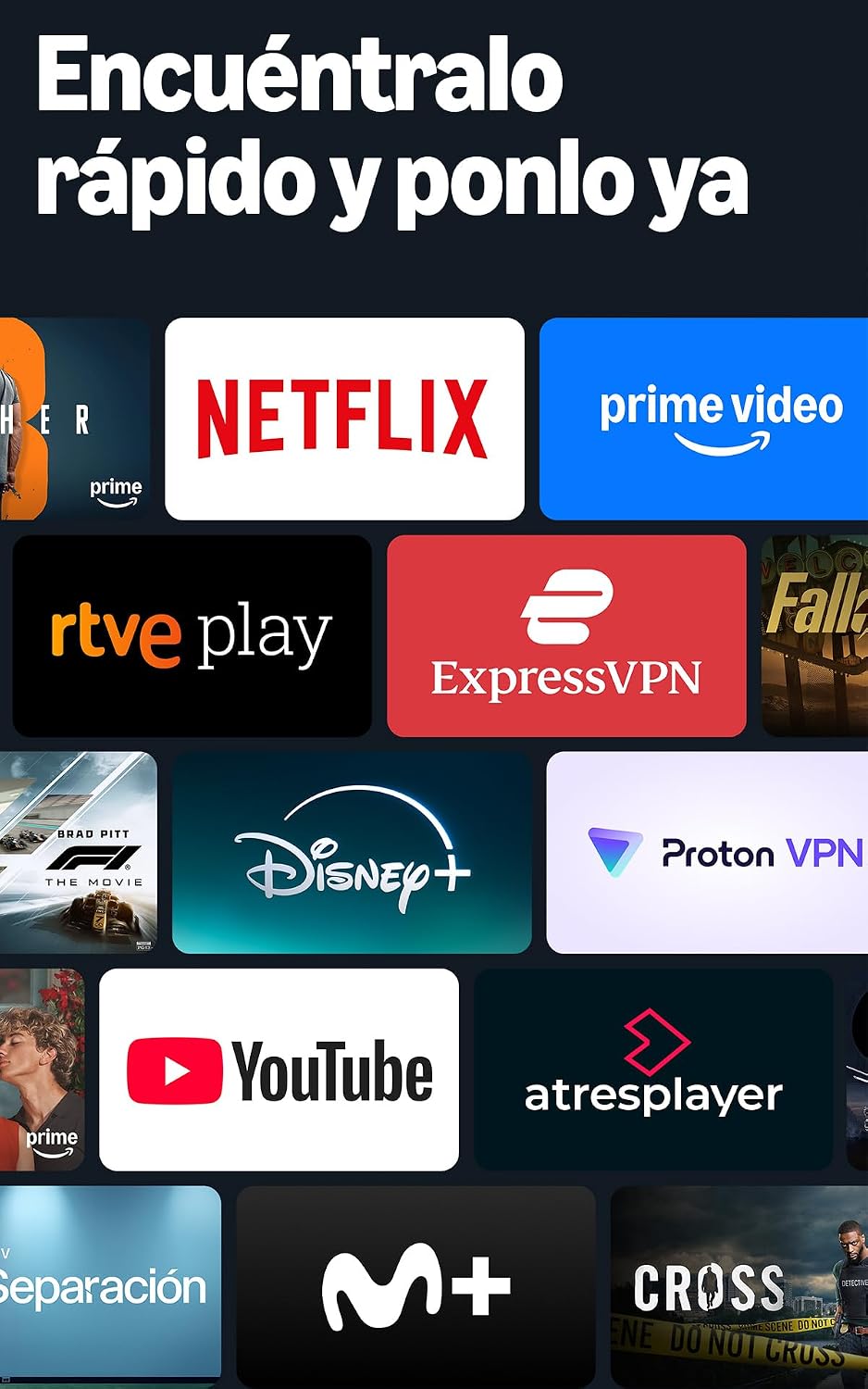 Thumbnail 6 de Amazon Fire TV Stick HD (última generación) con TV en directo gratis: ficha de compra clara