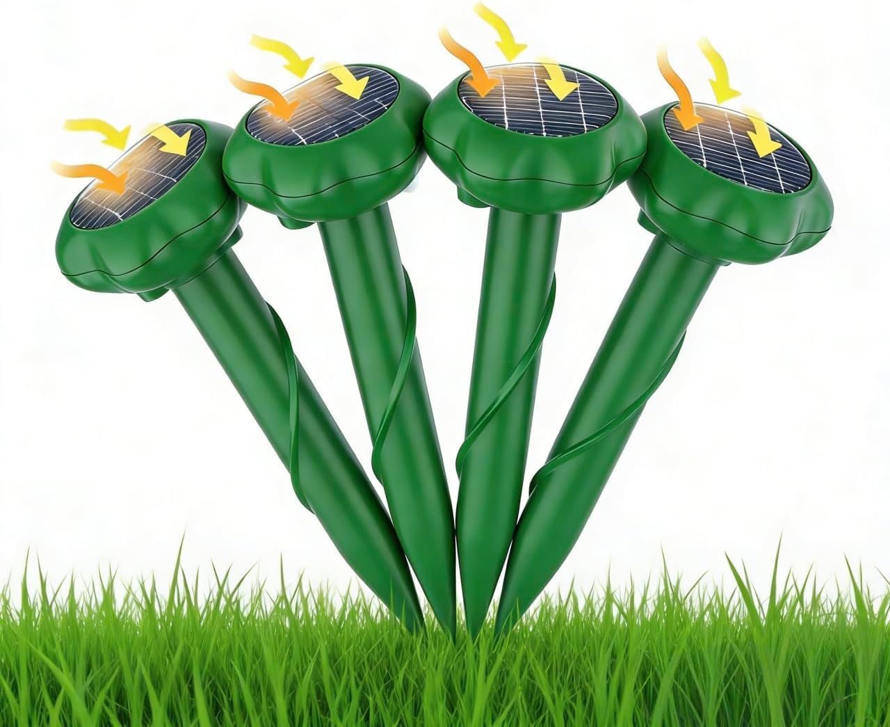 Detalle de YOUKK Scaccia Ultrasuoni Solare: Repellente IP66 per giardino e fattoria