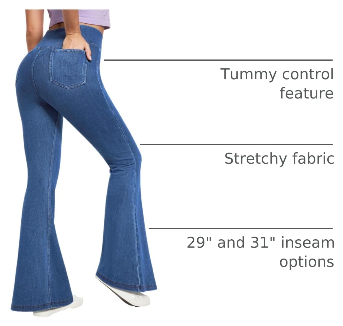 Detalle 2 de IUGA Flare Leggings with Four Pockets