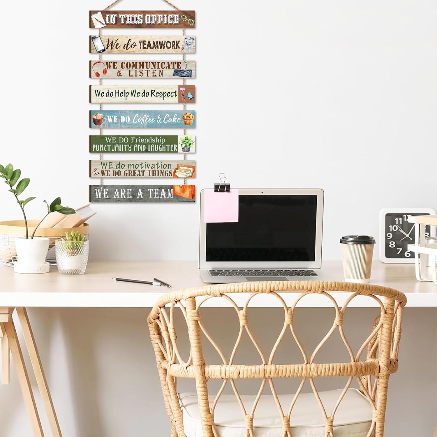 Detalle 2 de Inspirational quote wall art for teamwork
