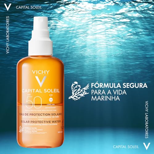 Thumbnail 6 de Vichy Capital Soleil Tan Illuminating Solar Protective Water SPF50 (200ml) for all skin types
