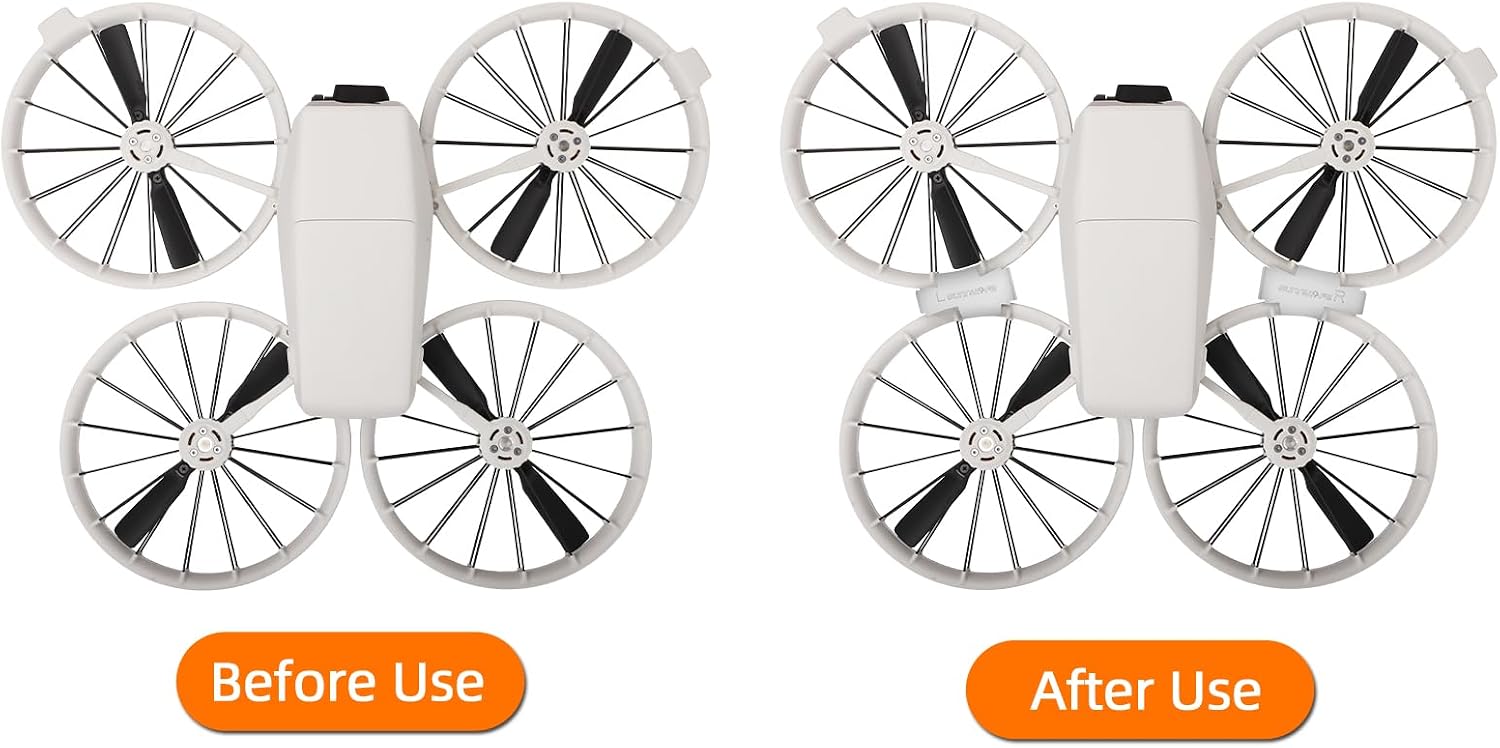 Detalle de YUULNMOP 2Pcs Anti-Vibration Fixed Arm Lock for DJI Flip Drone