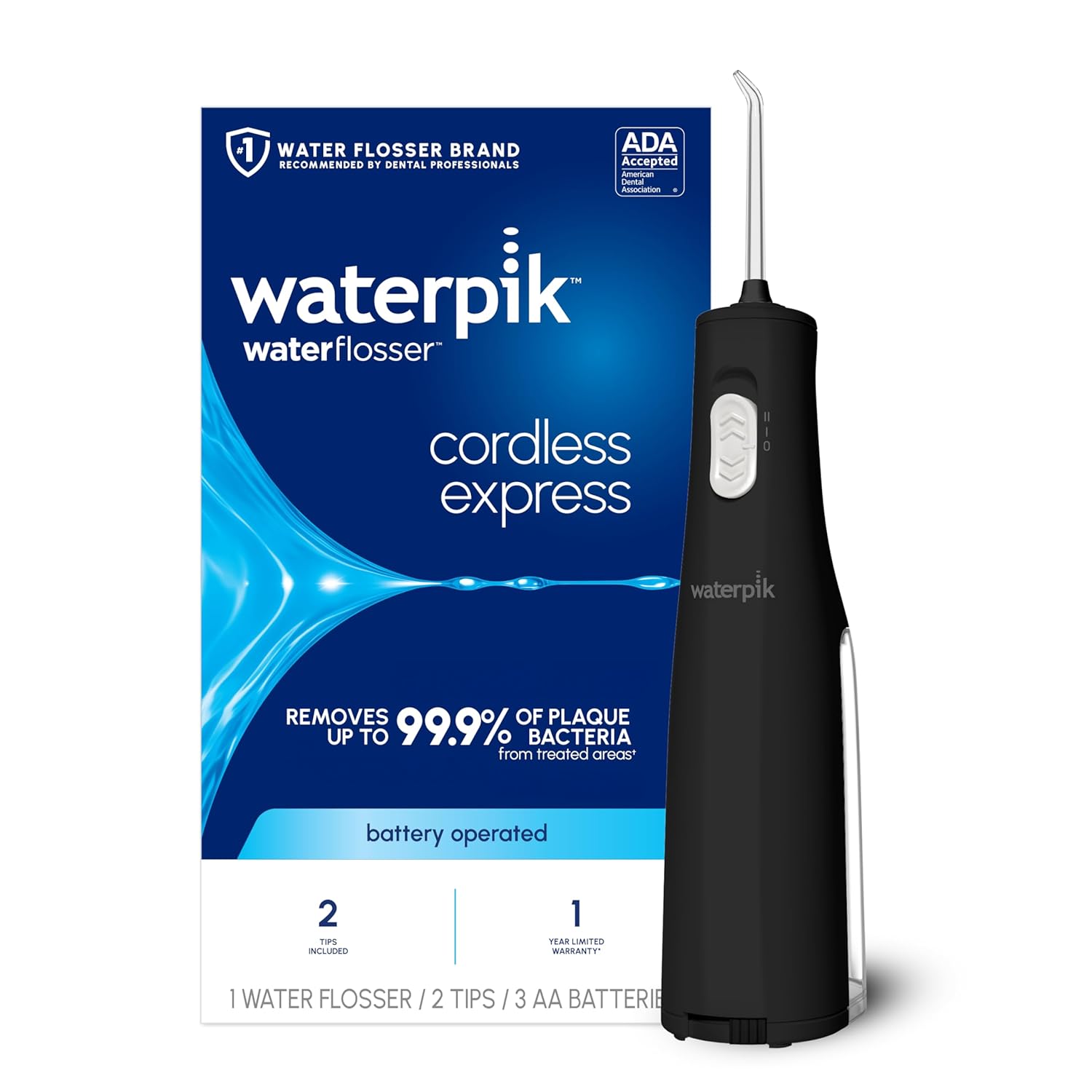 Waterpik WF-02 Cordless Water Flosser 5 oz 🦷