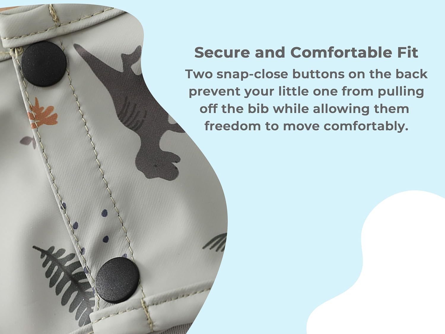 Thumbnail 6 de Cubble Waterproof Coverall Baby Feeding Bibs for Mealtimes and Messy Play