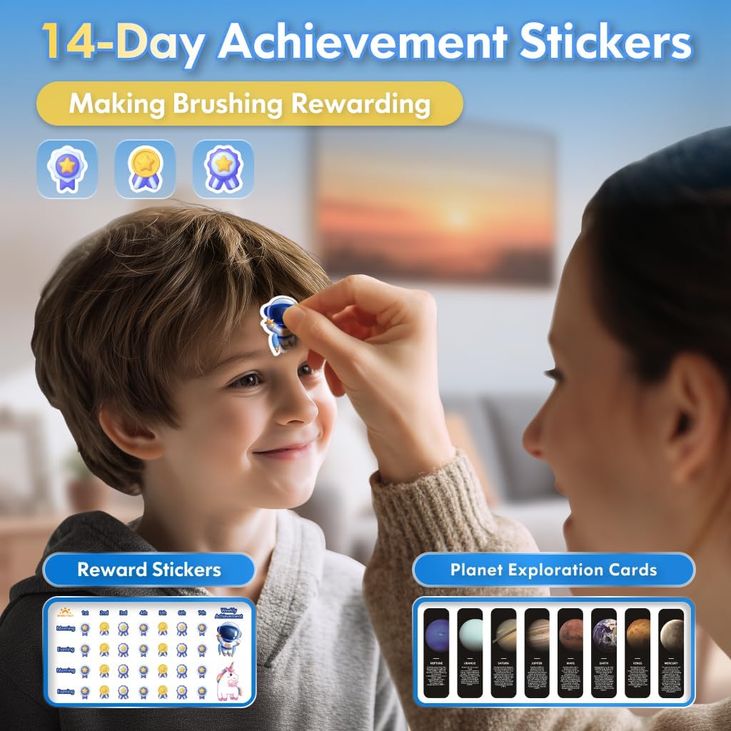 Thumbnail 5 de Kids Electric Toothbrush Astronaut Black 31000VPM
