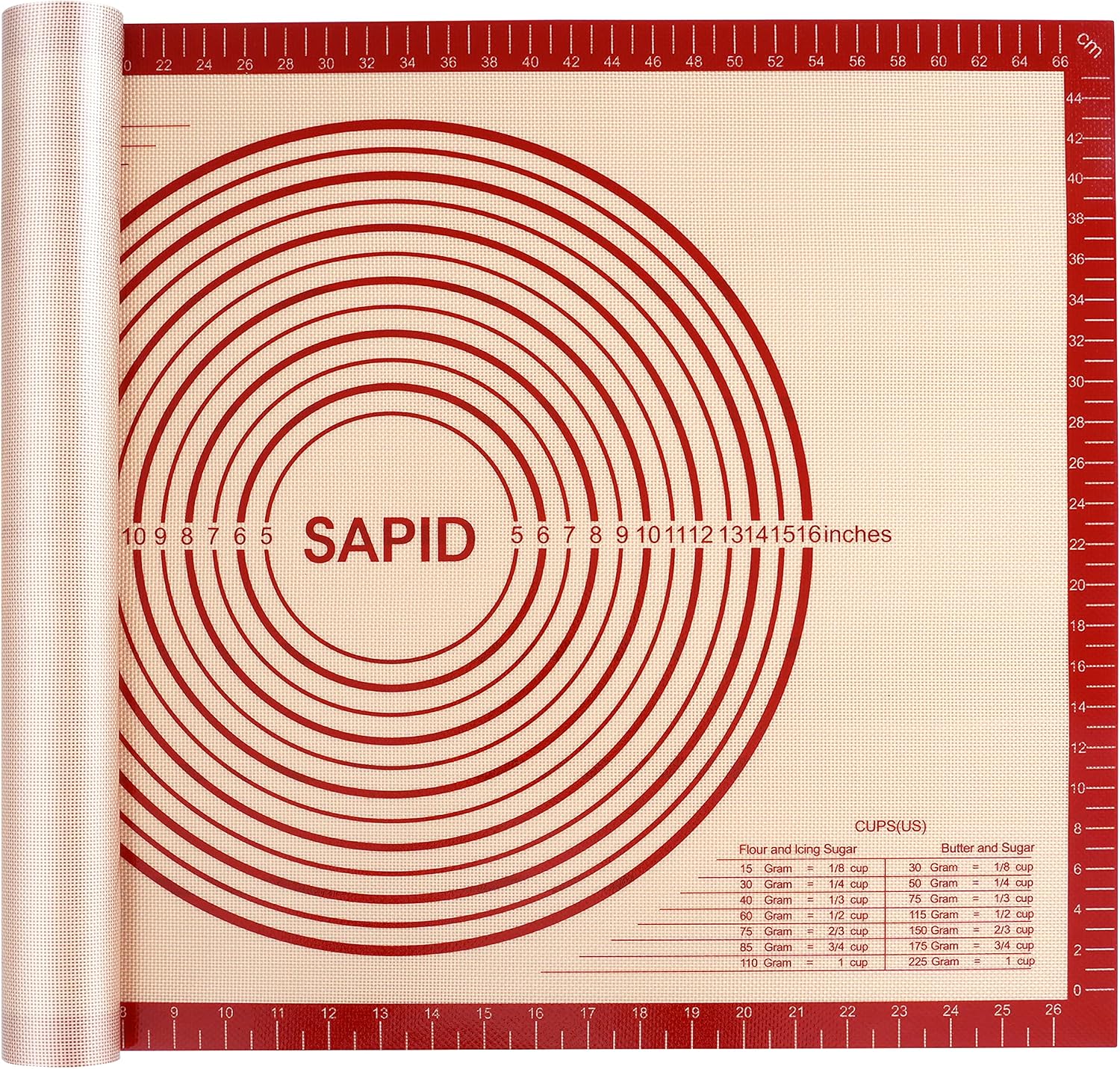 Sapid Silicone Pastry Mat 20 x 28 in
