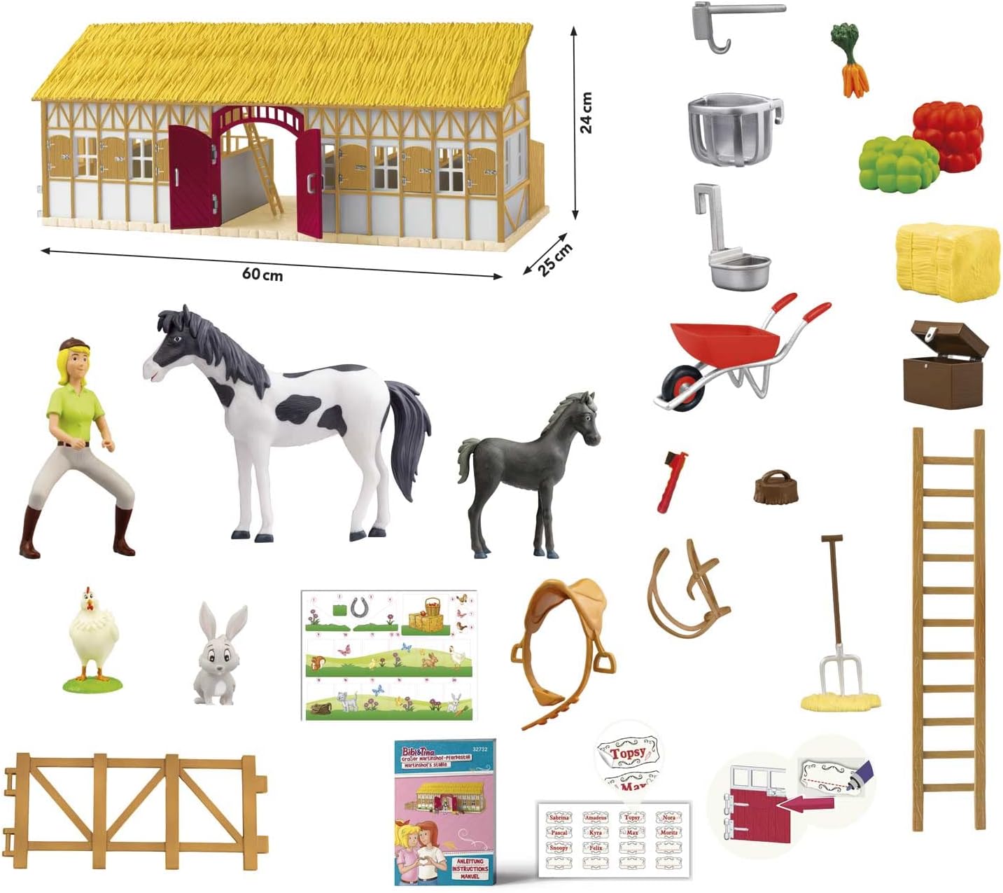 Thumbnail 2 de Craze Bibi & Tina Set de Jeu XXL Écurie Martinshof – Jouets Chevaux et Accessoires