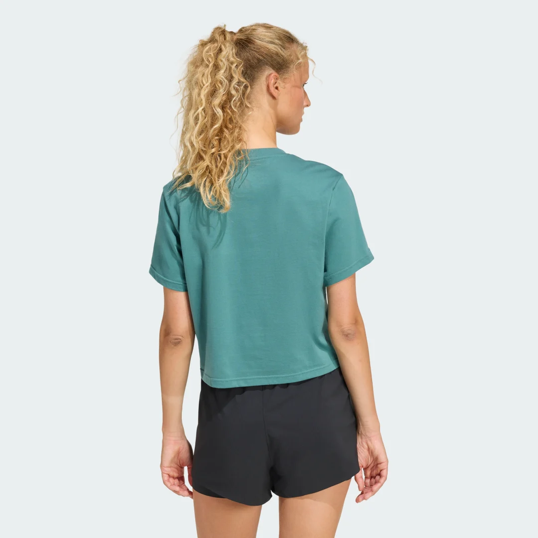 Detalle 2 de Adidas CAMISETA ESTAMPADA LESMILLS MOVERS Verde