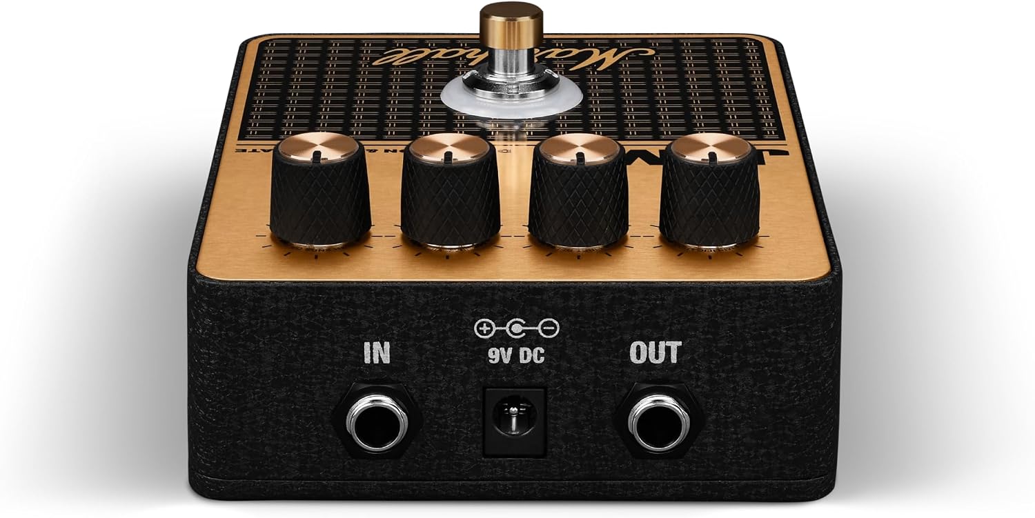 Detalle 2 de Marshall JVM 1008157 Overdrive Distortion Pedal, Black and Gold, 9V