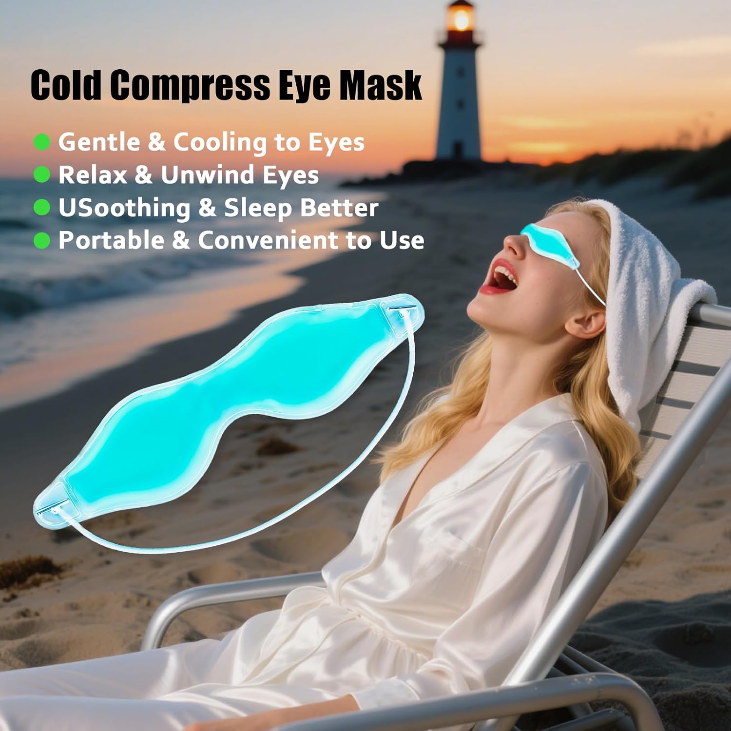 Thumbnail 4 de Cooling Gel Eye Mask 2 Pack