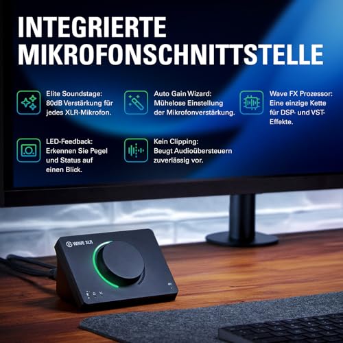 Detalle de Elgato Wave XLR MK.2 – USB-Audio-Interface und DSP-Mixer